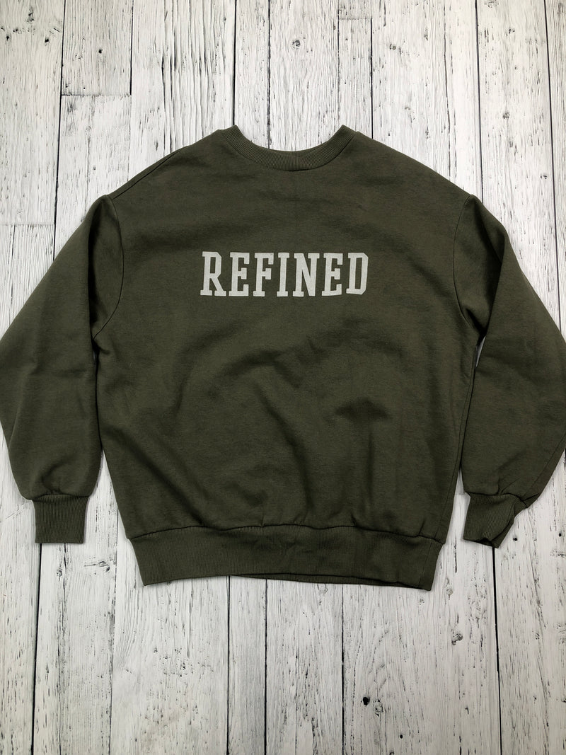 Oak refined green sweatshirt - Hers XXS