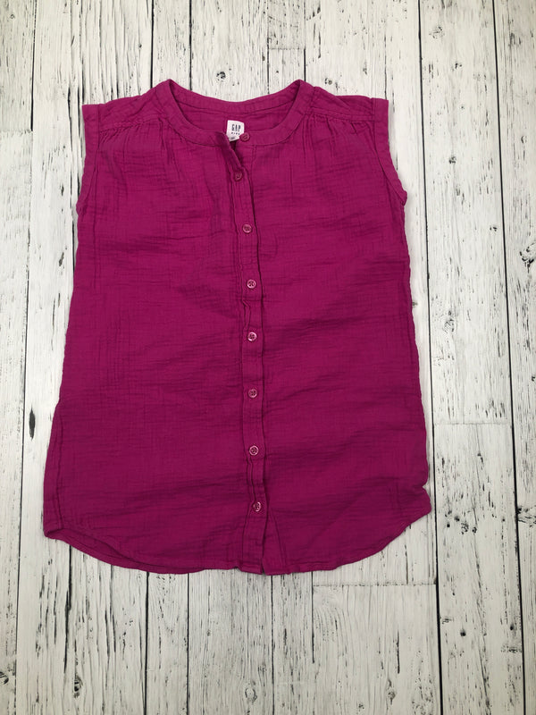 Gap pink button up dress - Girl 10