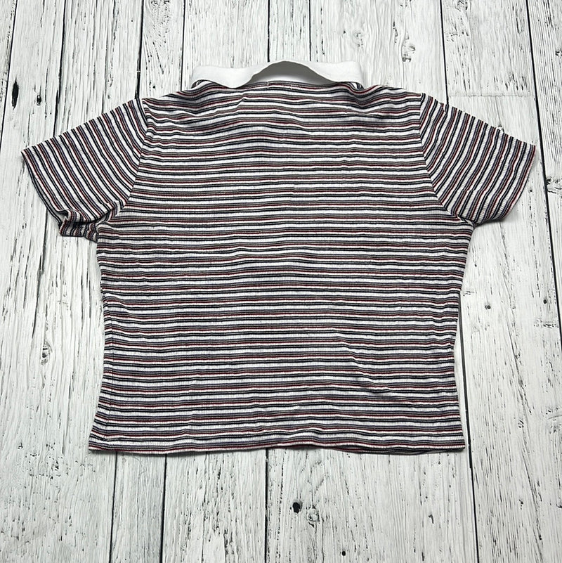 Garage red white striped t-shirt - Hers L