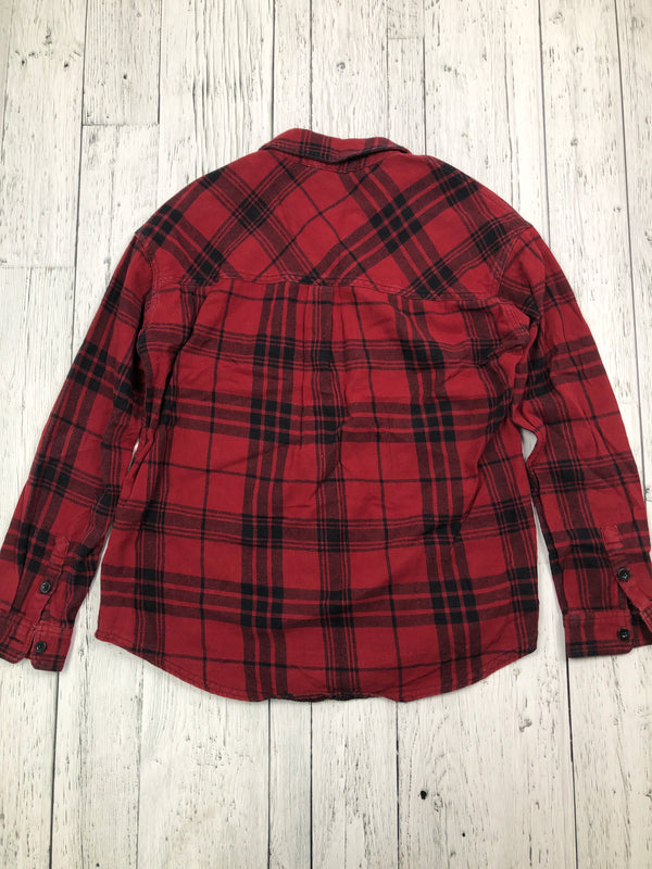 Garage red black plaid flannel - Hers M