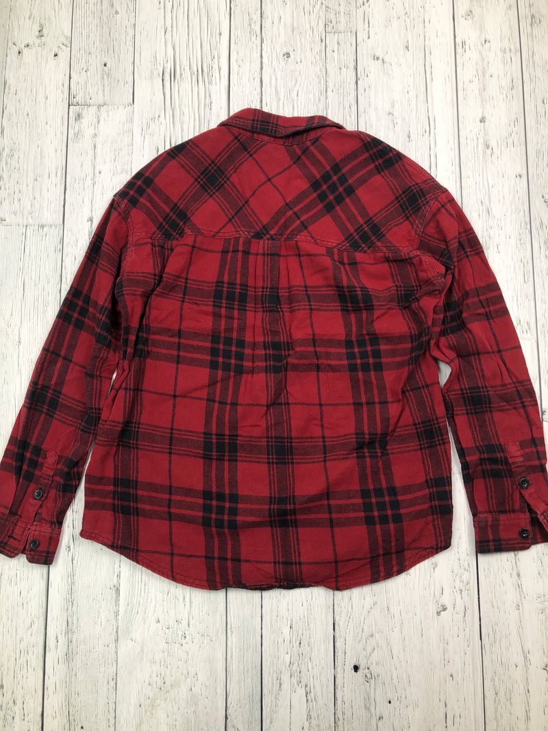 Garage red black plaid flannel - Hers M