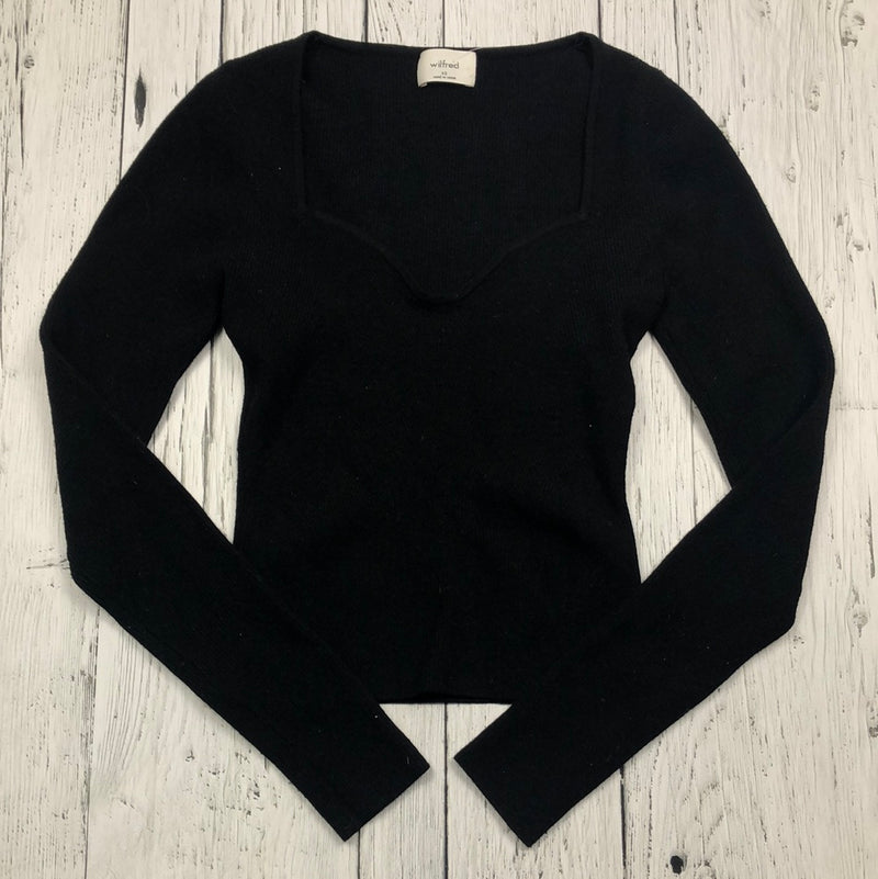 Wilfred Aritzia black cropped shirt - Hers XS