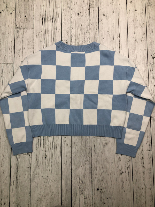 Garage white blue patterned sweater - Hers S