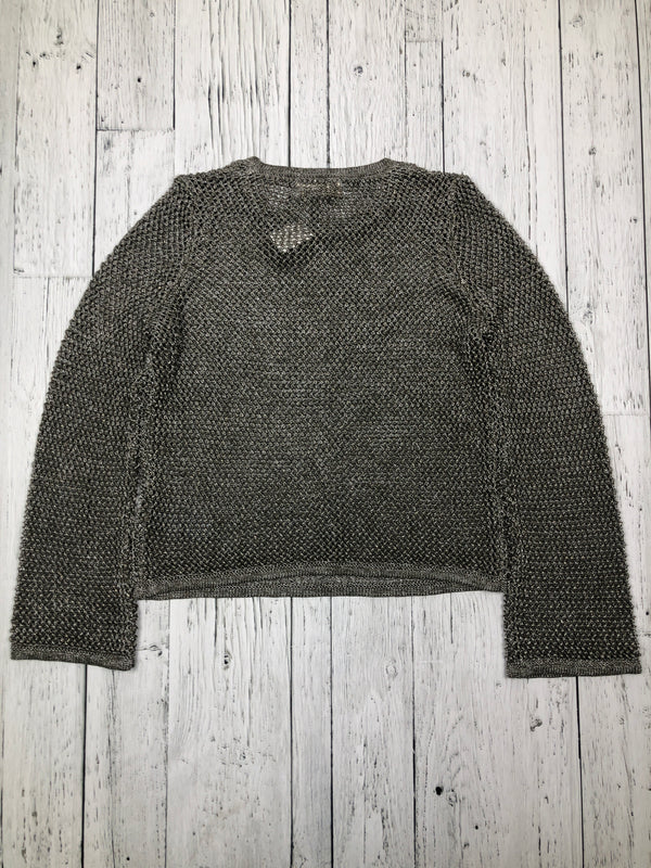 Anthropologie grey sheer shirt - Hers L