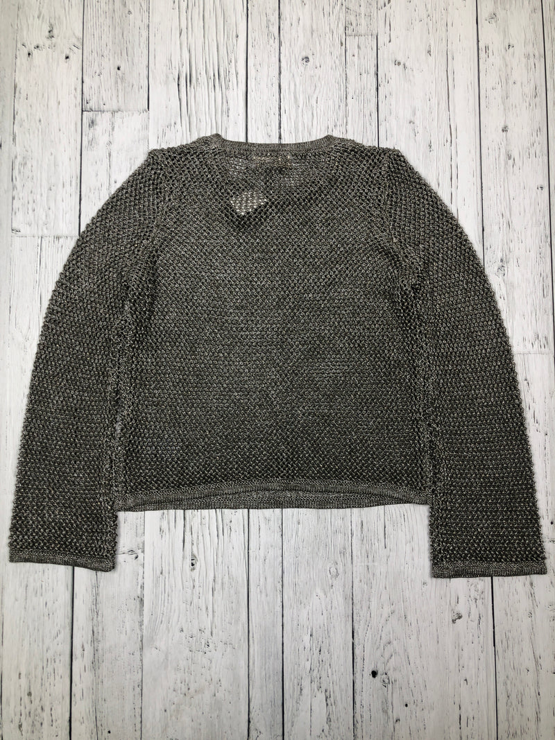 Anthropologie grey sheer shirt - Hers L
