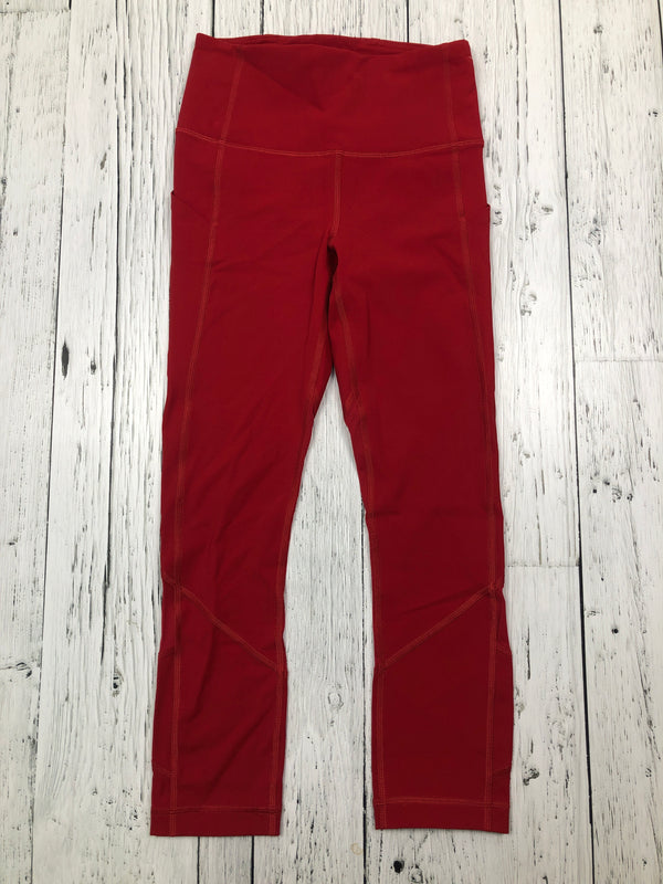 lululemon red capris - Hers XS/2