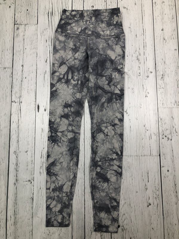 lululemon grey patterned leggings - Hers XS/2