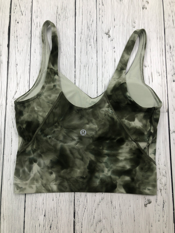 lululemon green patterned tank top - Hers XS/2