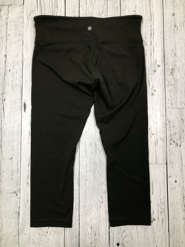 lululemon green capris - Hers M/10