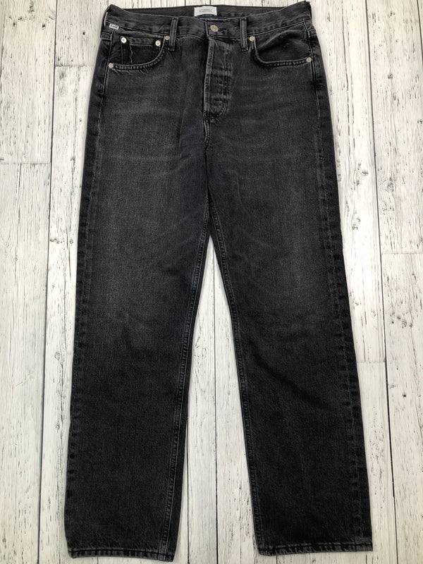 Citizens of Humanity black wide legged pants - S/28