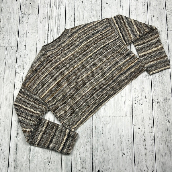 Garage brown striped sweater - Hers XS