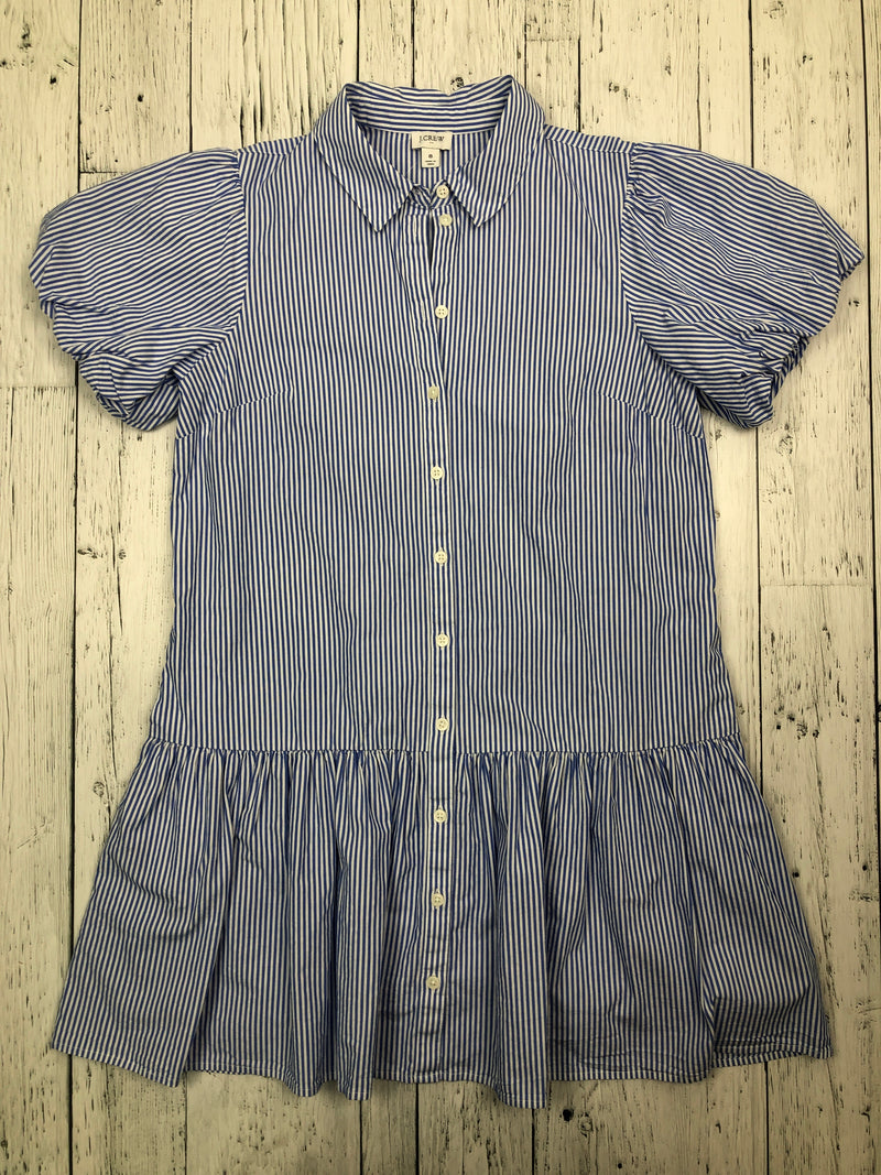J.crew blue white striped dress - Hers M/8