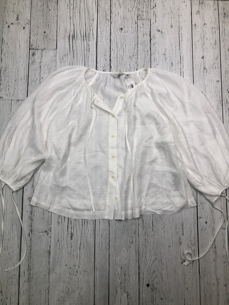 Ted Baker white patterned shirt - Hers XS/2