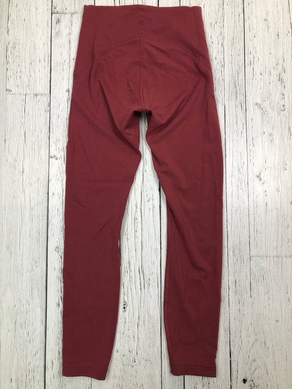 lululemon burgundy leggings - Hers S/4