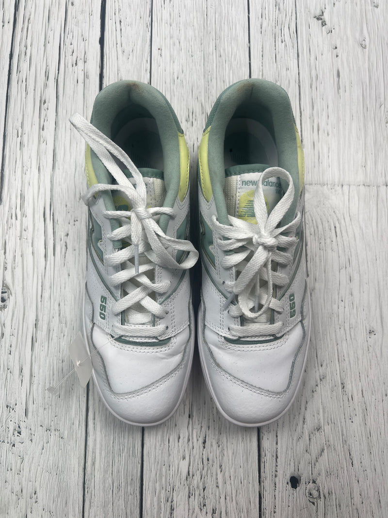 New balance 550 green white shoes - Hers 8.5