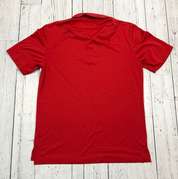 Adidas gold red shirt - His S