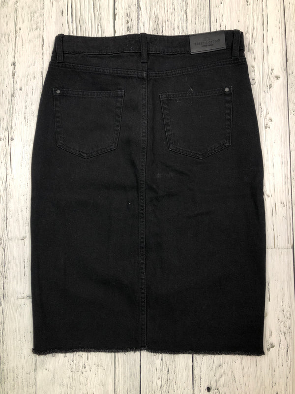 Mango black denim skirt - Hers M