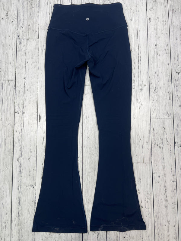 lululemon navy blue flared leggings - Hers M/8
