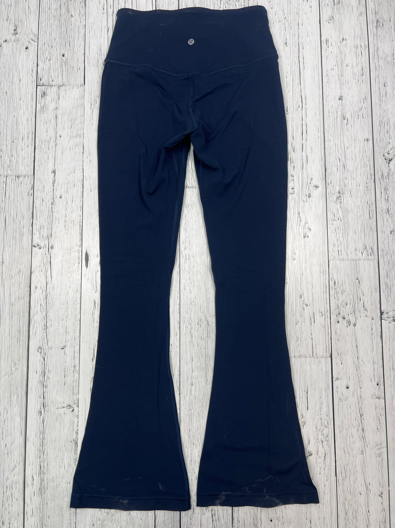 lululemon navy blue flared leggings - Hers M/8