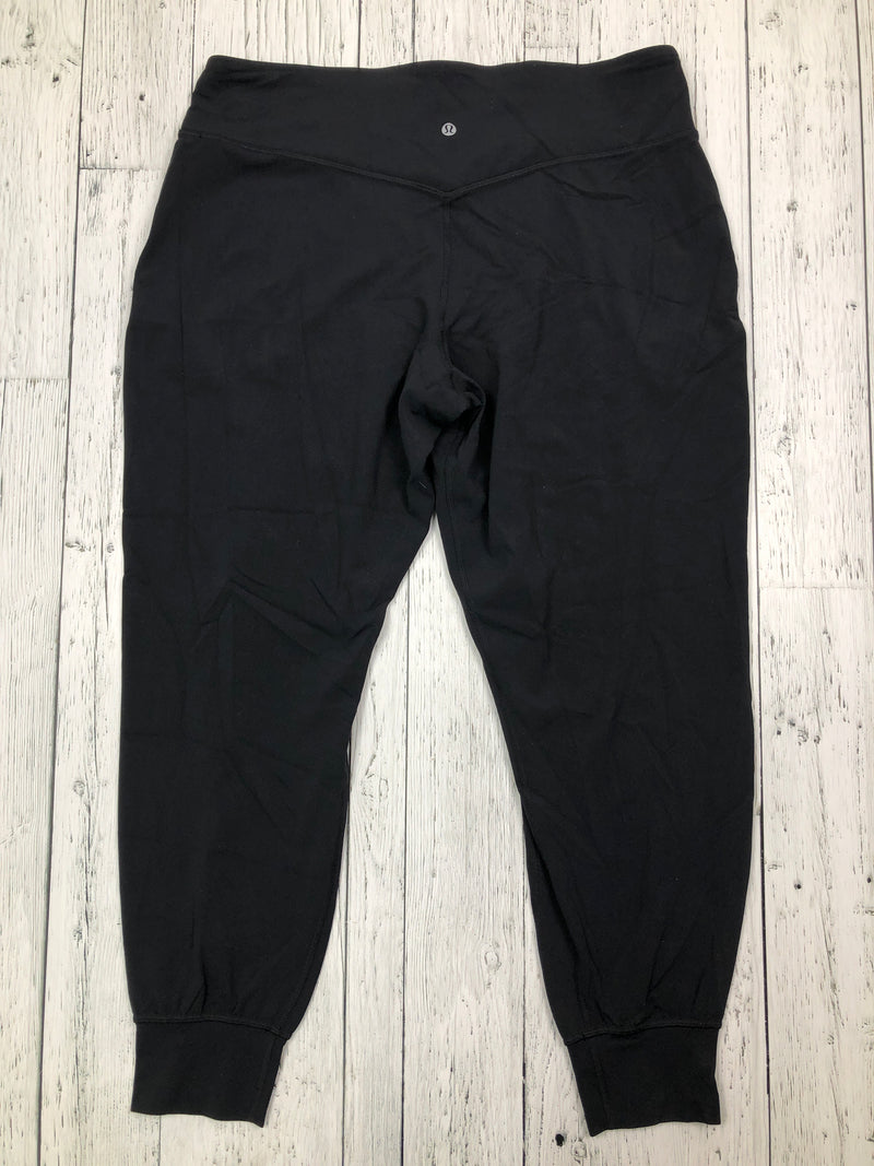 lululemon black yoga pants - Hers XL/16