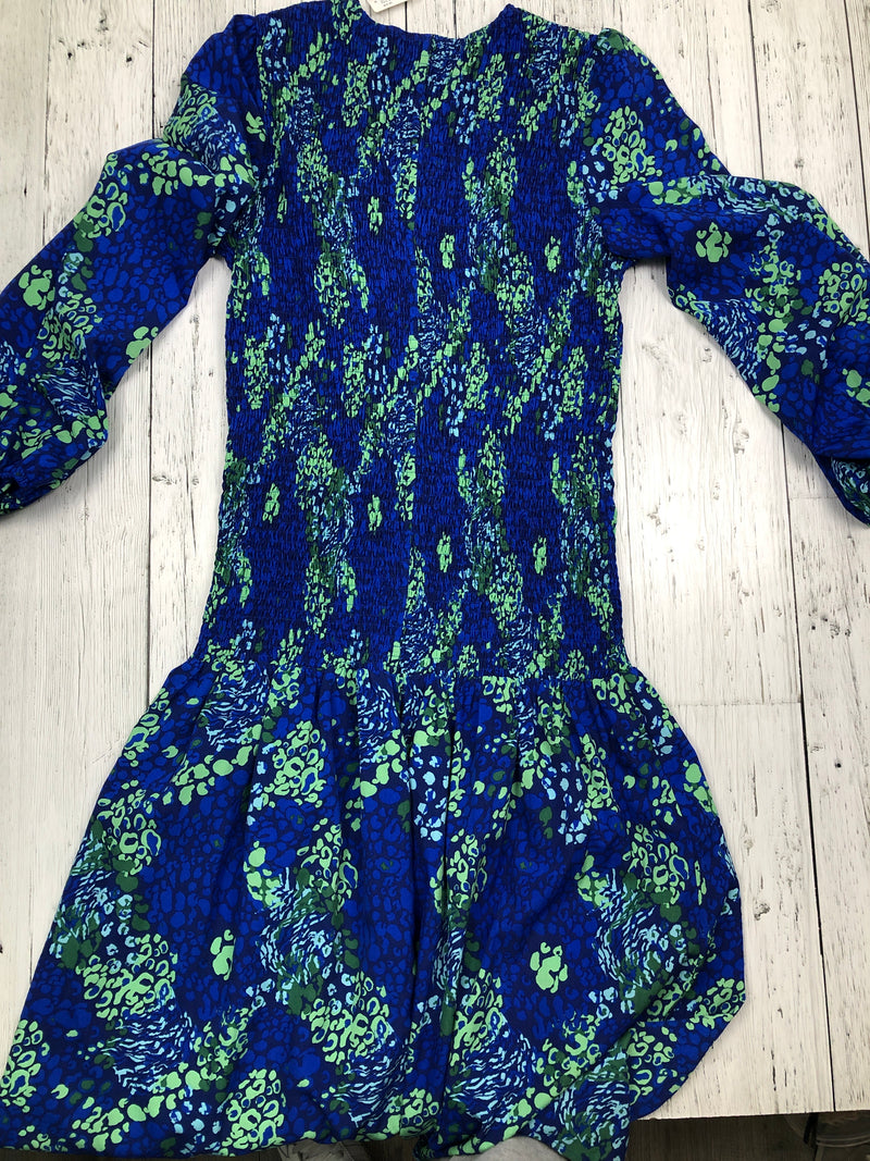Never fully dressed blue/green pattern dress - Hers L/12