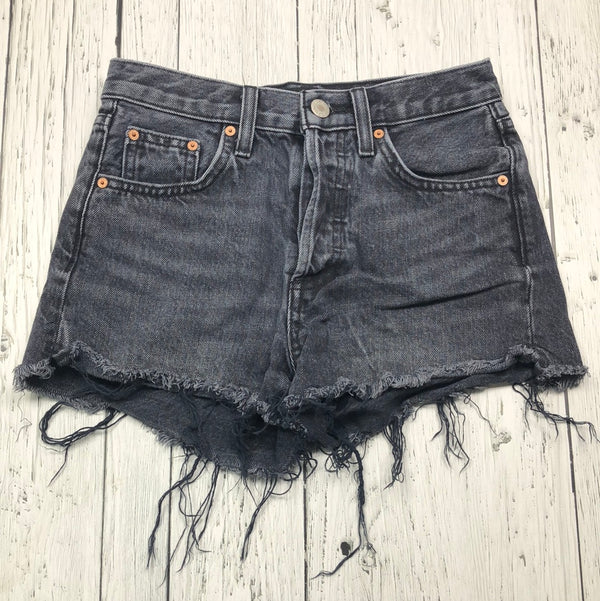 Denim forum black jean shorts - Hers XXS/23