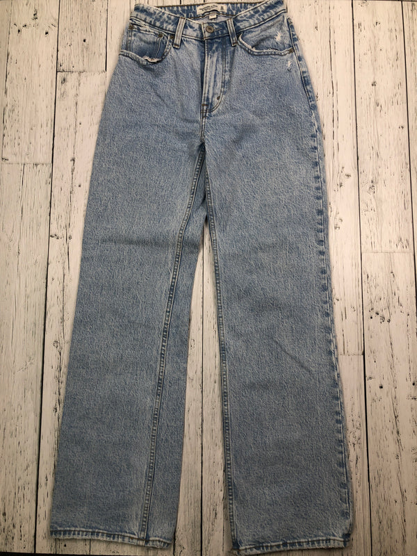 Abercrombie&Fitch 90s relaxed high rise blue jean - Hers XXS/24