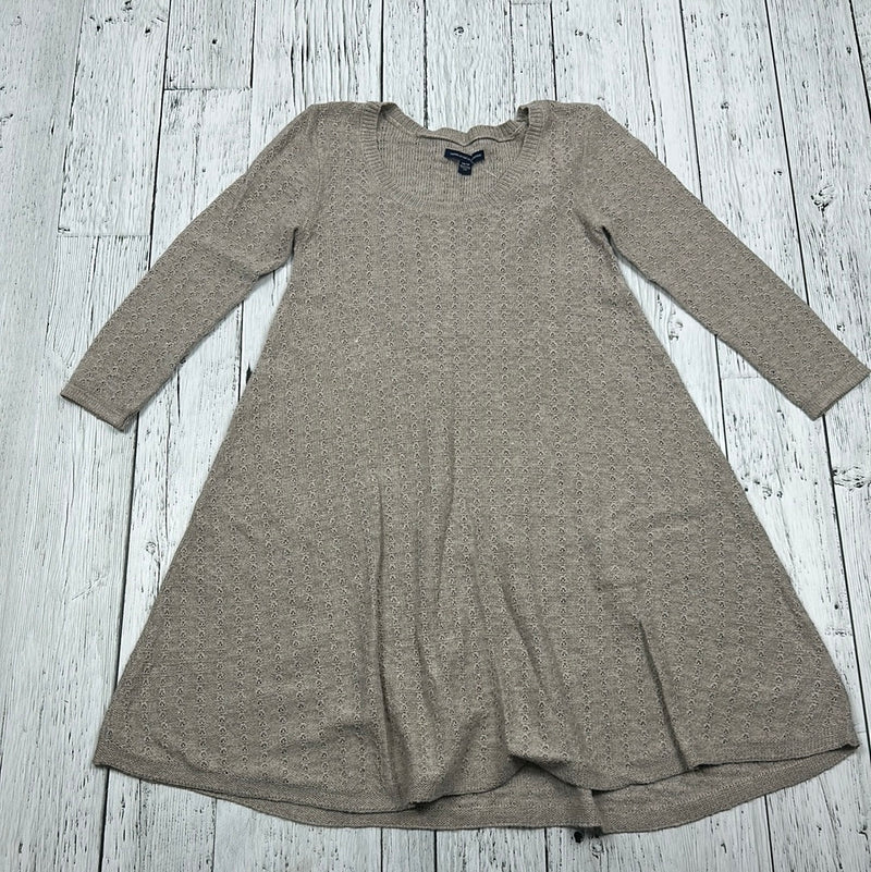 American Eagle Khaki Knit Dress - Hers XS