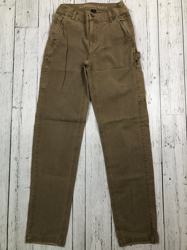 American Eagle brown high rise straight pants - Hers XS/00