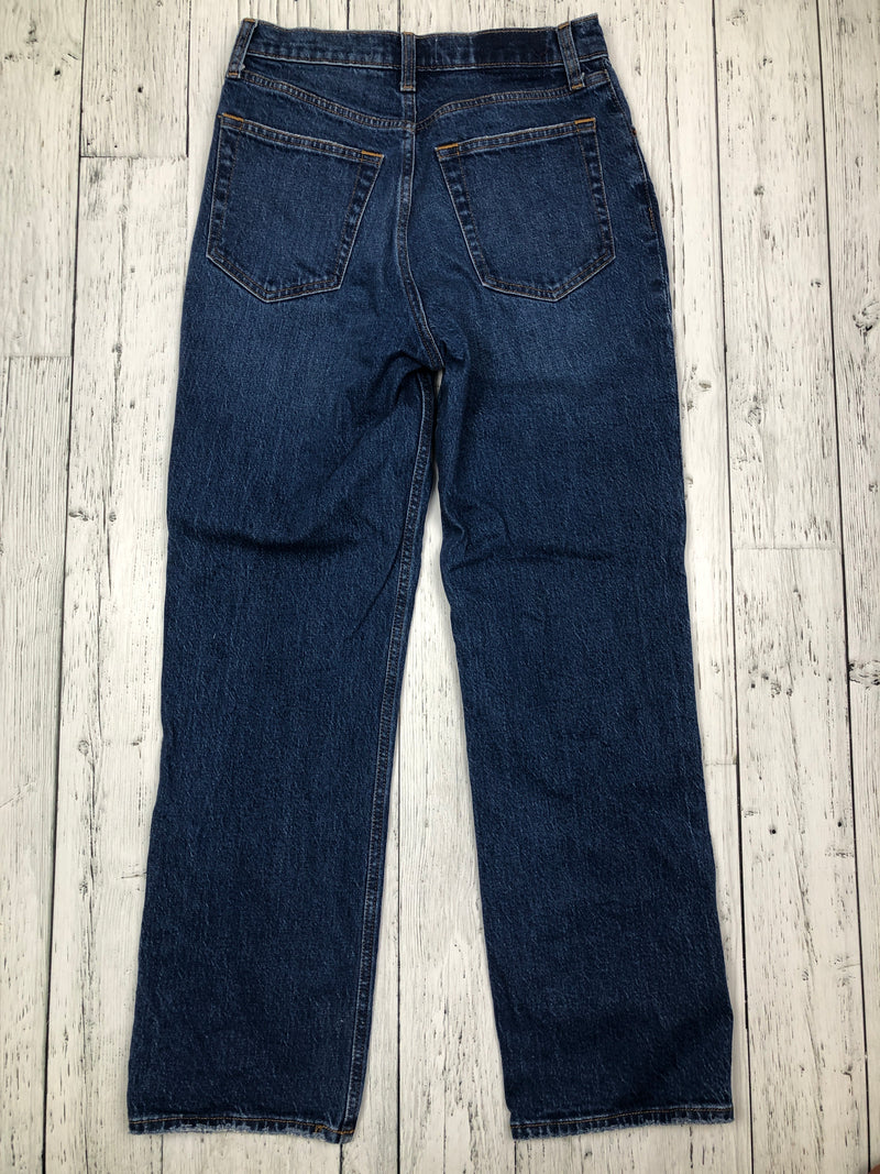 Abercrombie&Fitch blue 90s straight ultra high rise jeans - Hers S/27