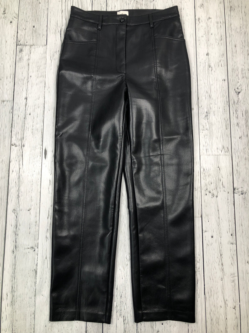 Wilfred Aritzia black leather pants - Hers M/8