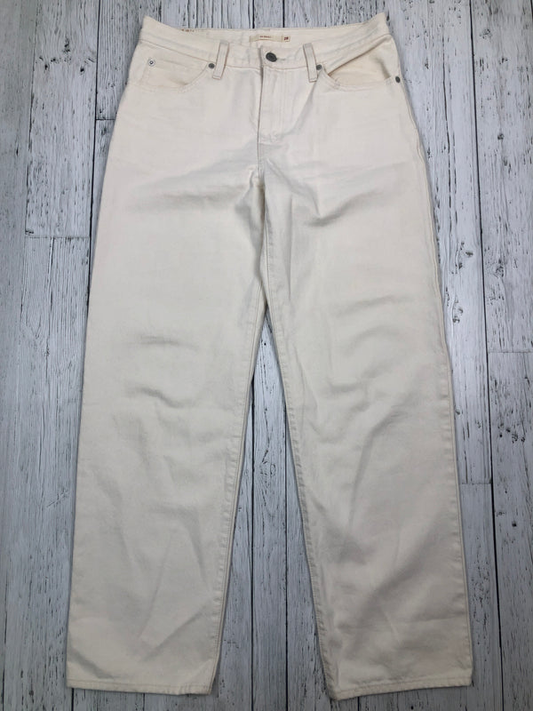 Levi’s white 94 baggy jeans - Hers S/28