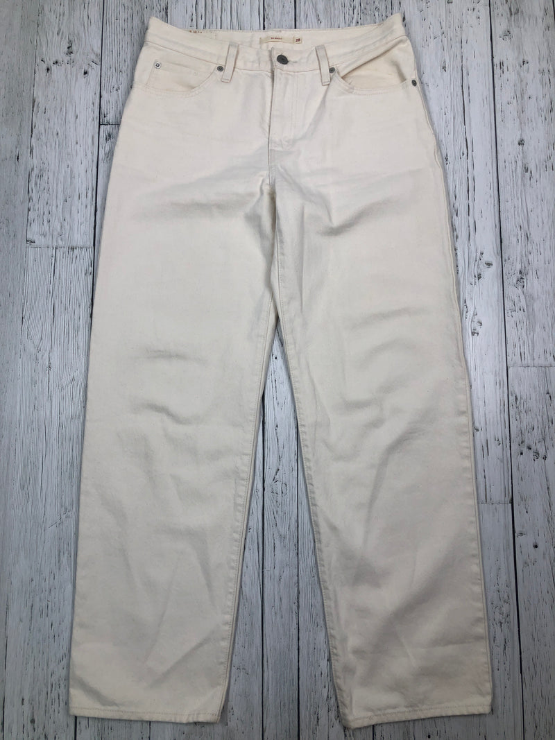 Levi’s white 94 baggy jeans - Hers S/28