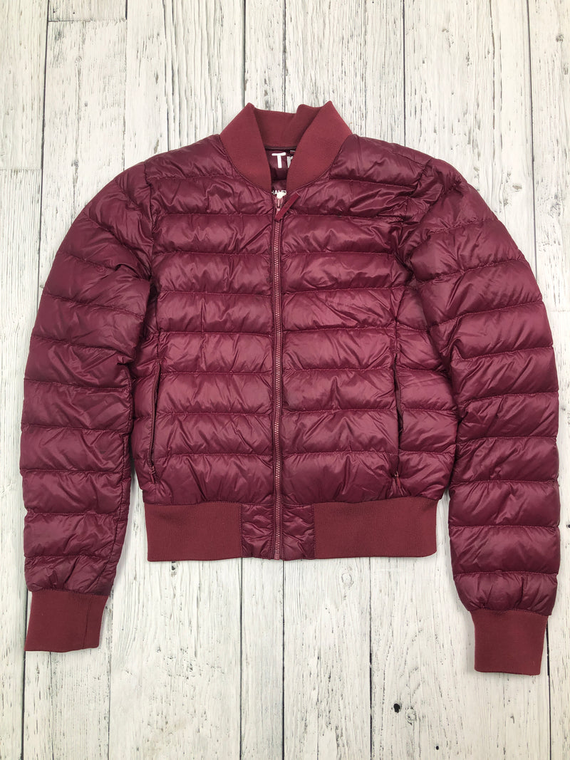 Tna Aritzia burgundy jacket - Hers XS