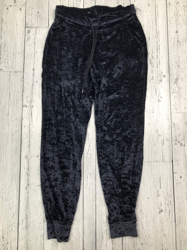 lululemon black velvet pants - Hers S/6