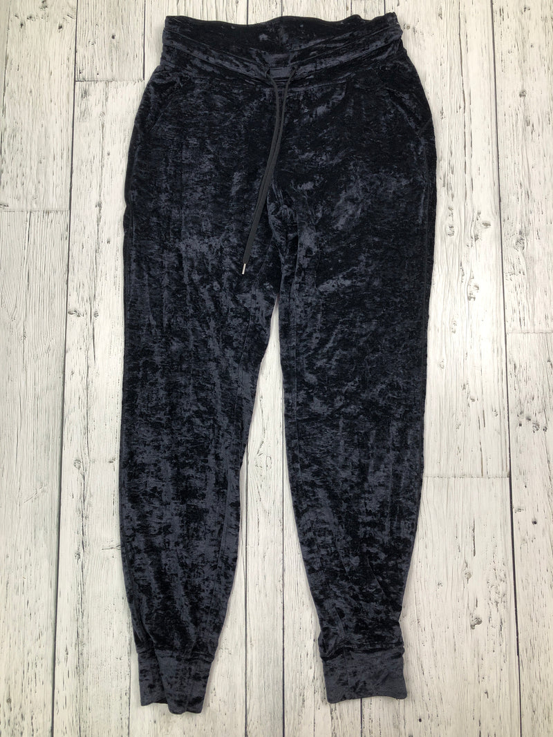 lululemon black velvet pants - Hers S/6