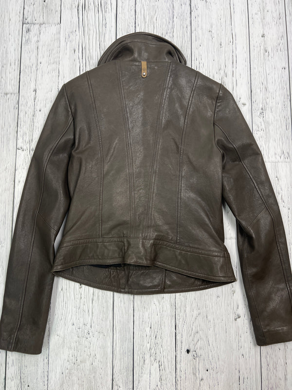 Mackage brown leather jacket - Hers M