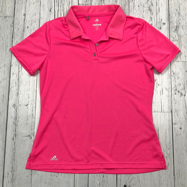 Adidas pink golf shirt - Hers M