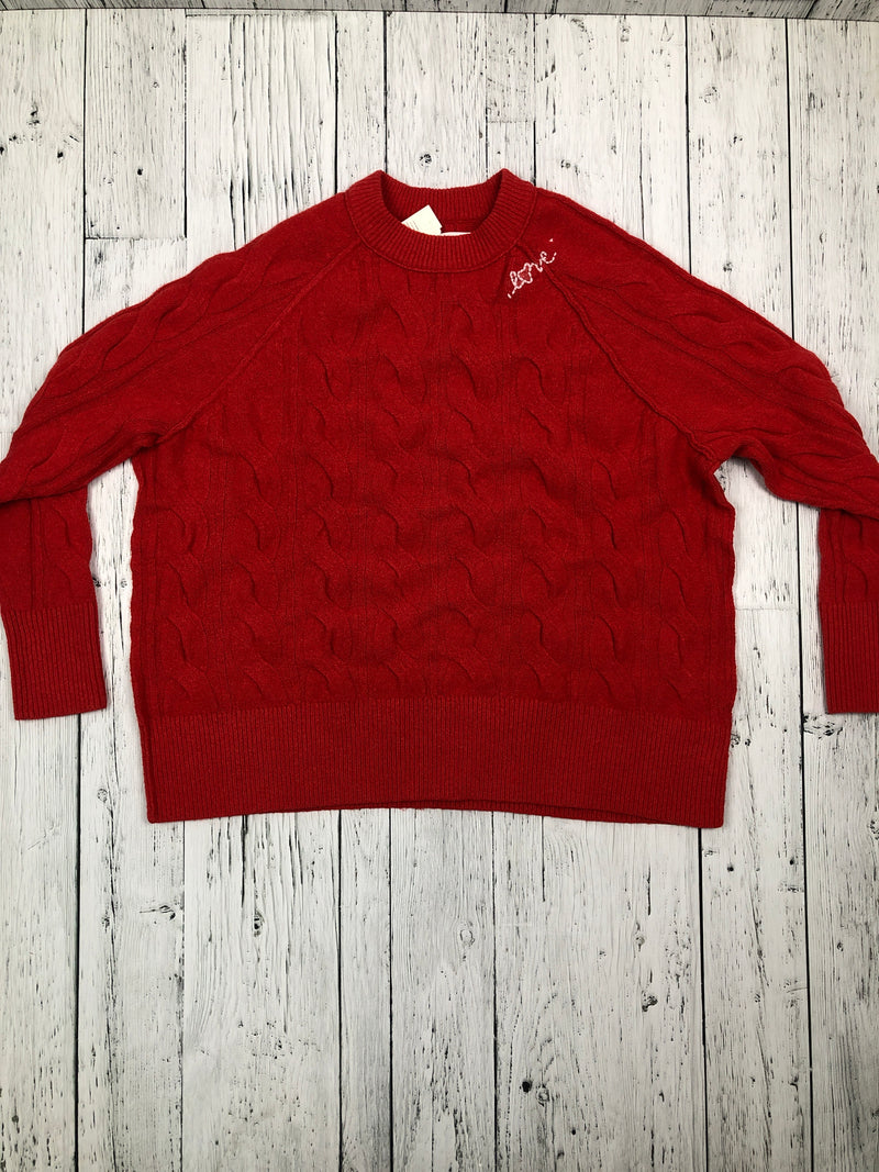 Aerie red sweater - Hers XS