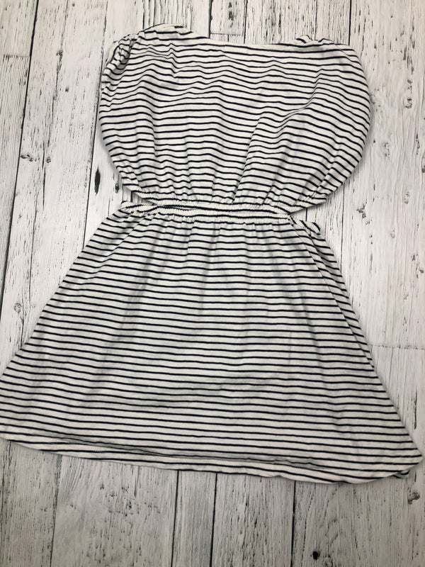 Zara white/black stripe cut out dress - Girls 9