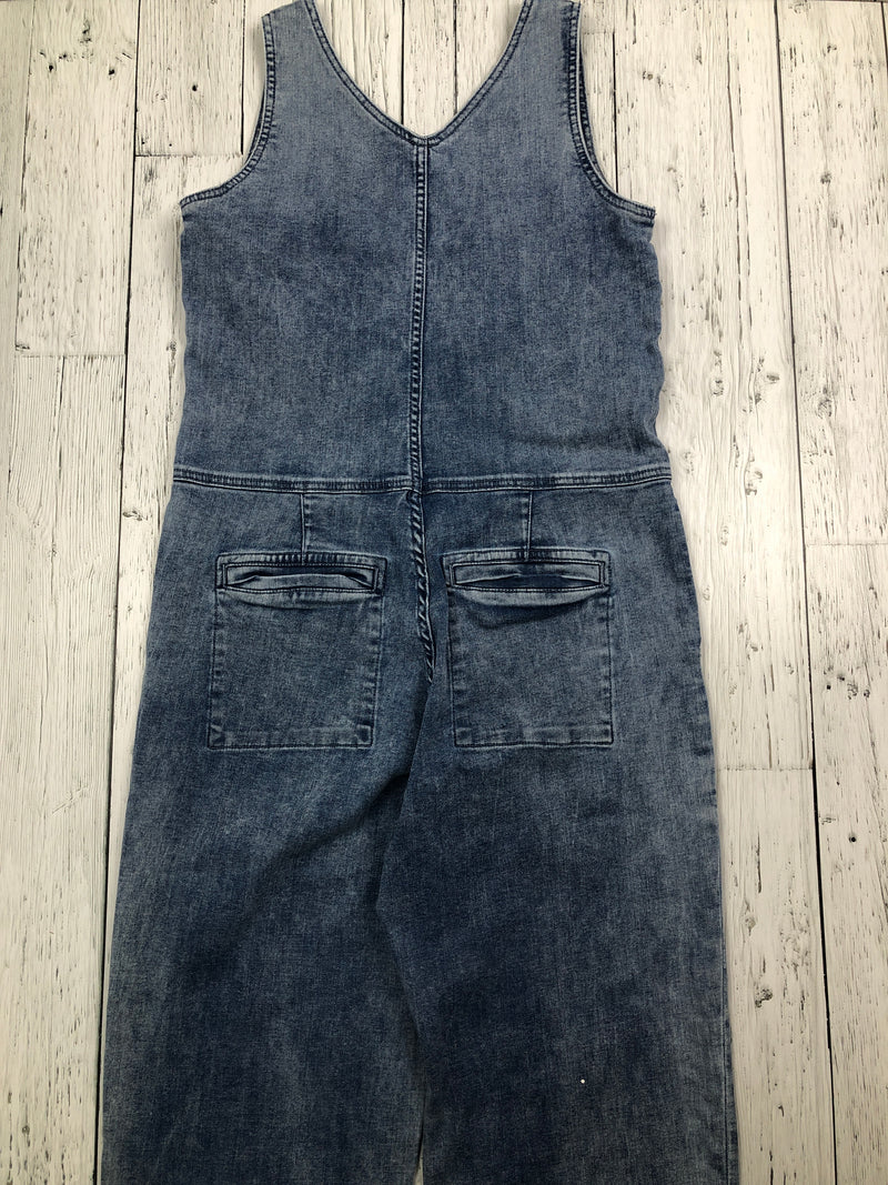 DU/ER blue denim romper  - Hers M