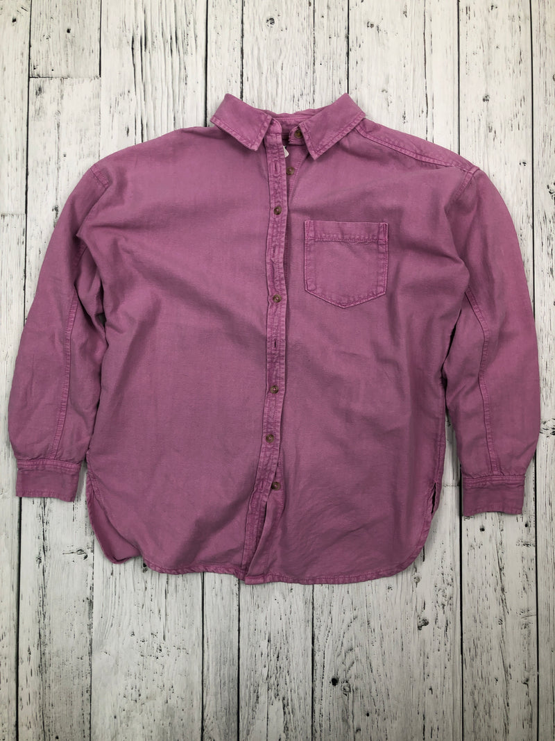 Pilcro pink flannel - Hers XXS