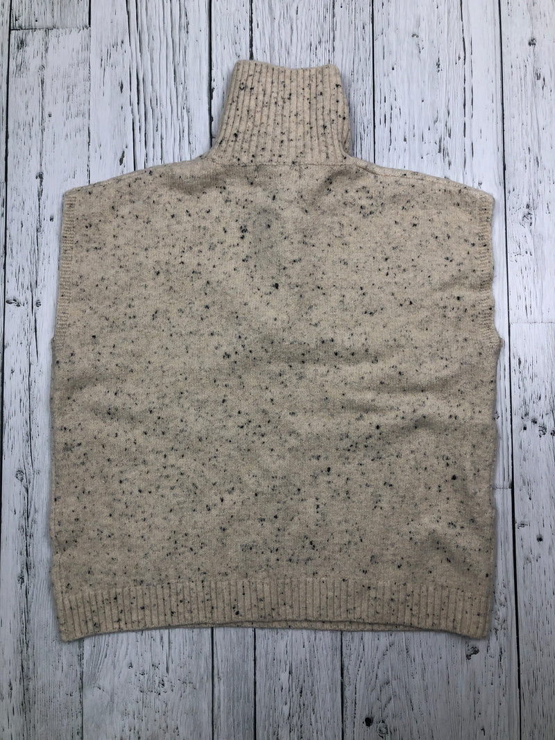 John + Jenn beige patterned sweater vest - Hers M