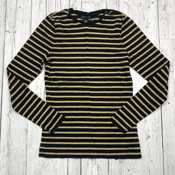 Ralph Lauren golf black striped shirt - Hers M