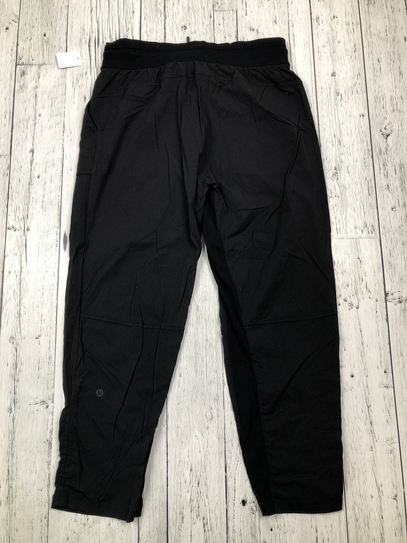 lululemon black track pants - Hers M/8