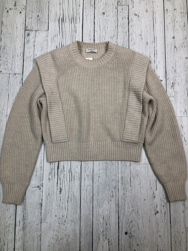 Babaton Aritzia beige knitted sweater - Hers XS