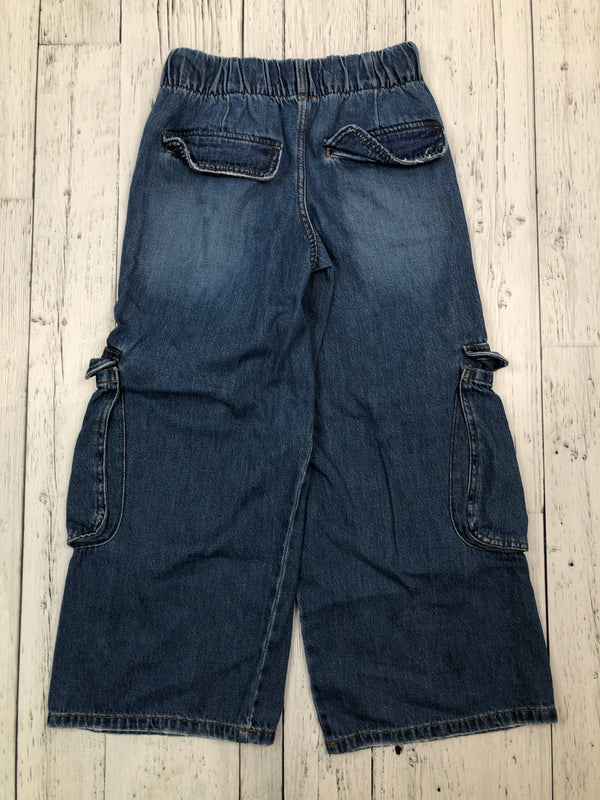 Zara blue denim cargo pants - Girls 10