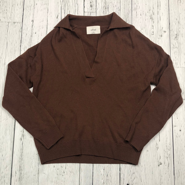 Wilfred Aritzia brown shirt - Hers XS