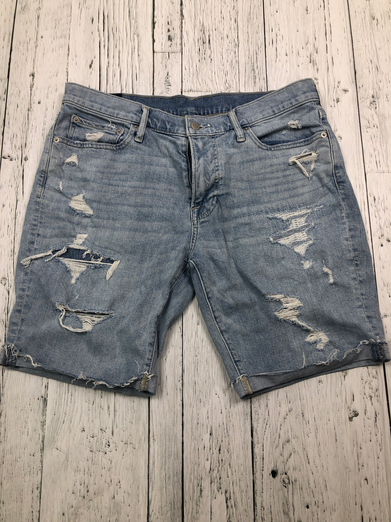 Abercrombie&Fitch distressed blue denim shorts - His M/32