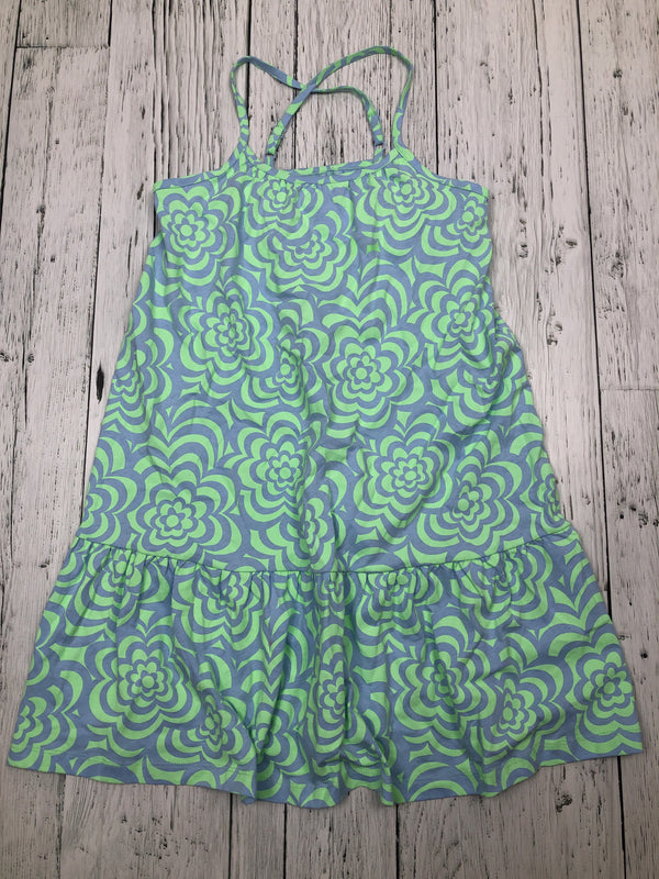 Gap green blue patterned dress - Girls 10